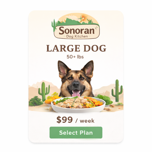 Large Dog Weekly Fresh Meal Plan 51lbs+